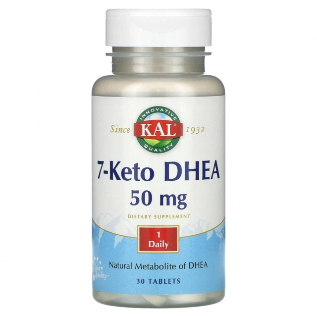 KAL 7-keto-DHEA 50 mg, 30 tabletka (57332)