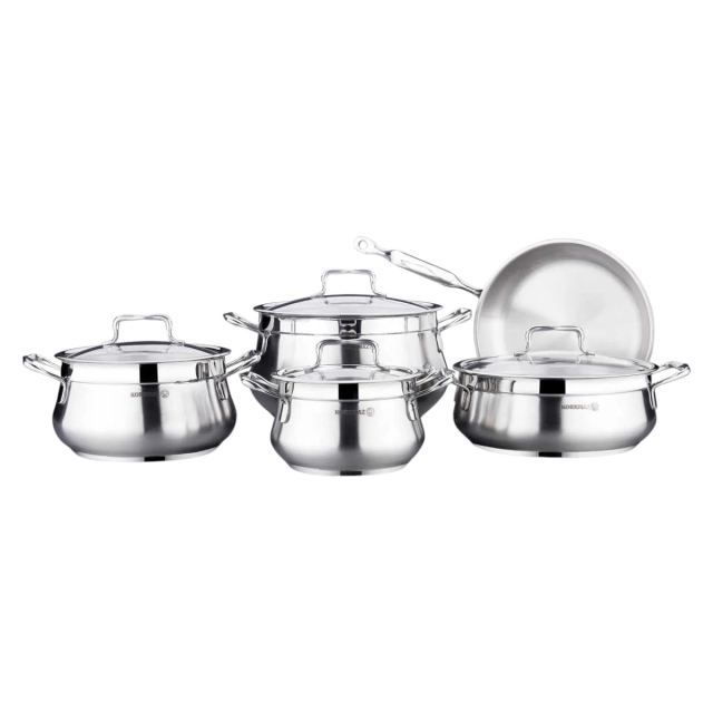 Набор кухонной посуды Korkmaz Stara 8 шт. (A1969) , Silver