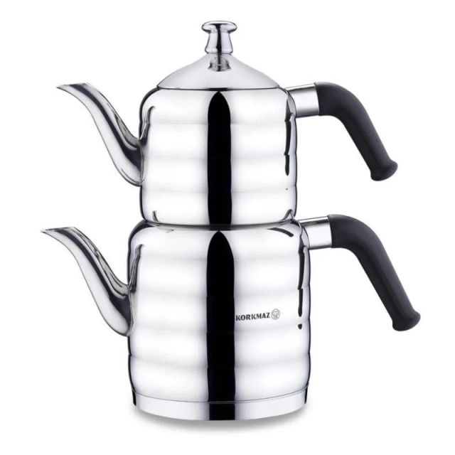 Korkmaz Mina Maxi чайный набор из нержавеющей стали (A036) , Silver