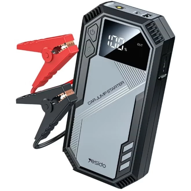 YESIDO VC11 6000 mAs avtomobil dvigatelini ishga tushiruvchi qo&lsquo;shimcha akkumulyatori