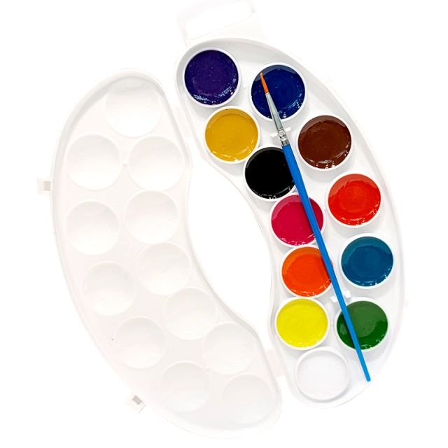 Alfa 12 rangli Luna akvarel bo&lsquo;yog&lsquo;i