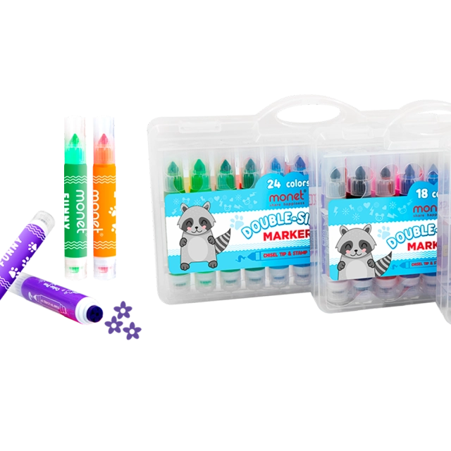 Набор фломастеров со штампом &laquo;Funny&raquo; 18 цветов