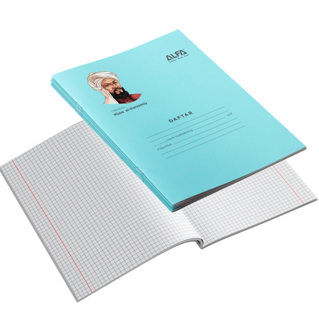 12 varaqli "Aloma" katakli daftari