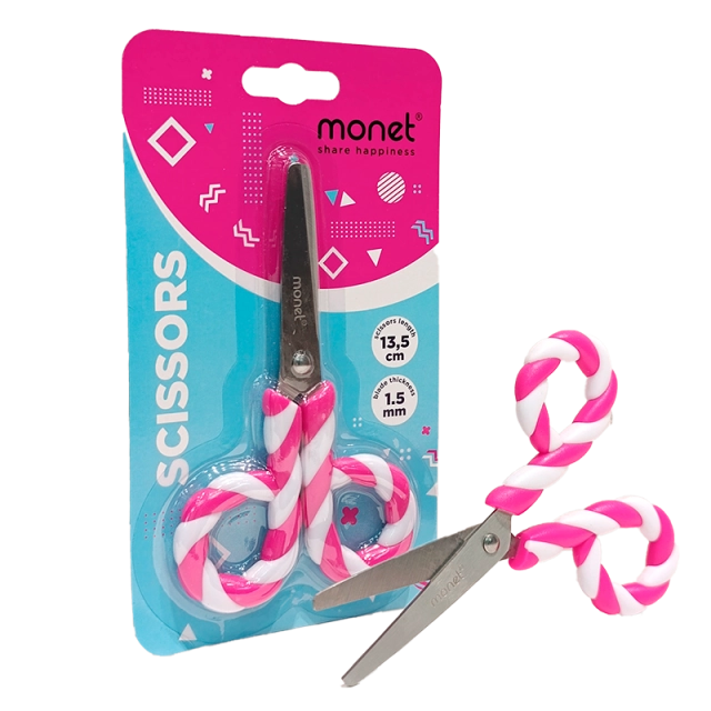 Qaychi 5,25 duym/13,5 sm MONET pink candy 2SC006