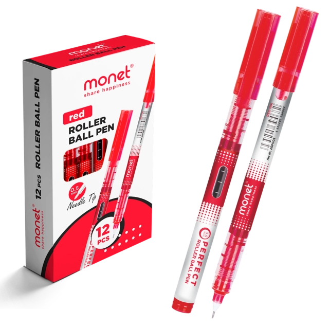 "PERFECT" rolli ruchka Monet (2GP003) , Red (1 dona)