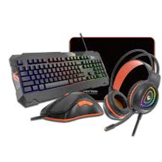 Беспроводной игровой комплект MEETION C505: клавиатура + мышь + коврик, RGB