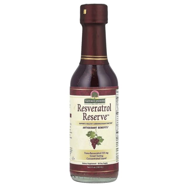 Nature&rsquo;s Answer Resveratrol Reserve&trade; жидкая добавка 150 мл (26177)