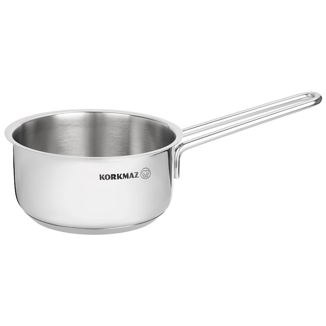 Кастрюля-соусник Perla 14 см 1 л, нержавеющая сталь, многослойное капсульное дно (A1651) , Silver