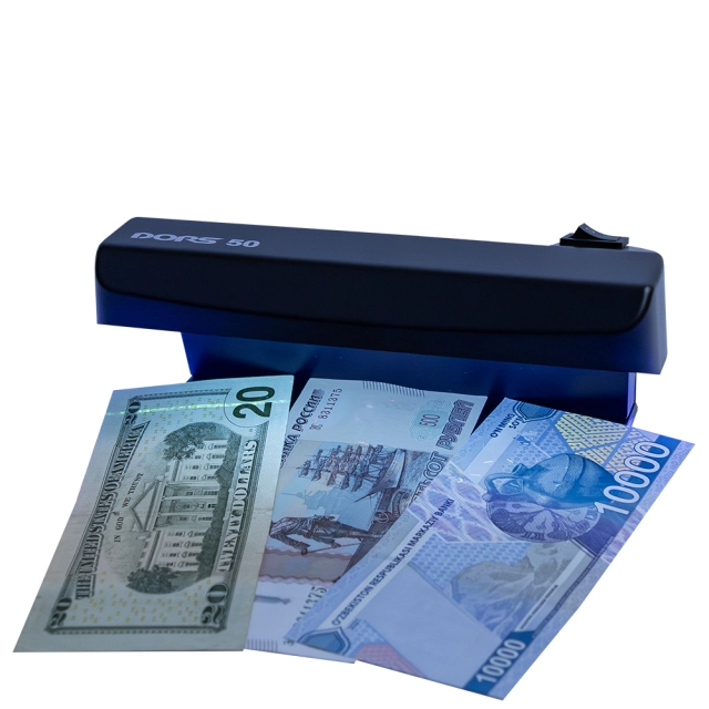 Ультрафиолетовый просмотровый детектор банкнот DORS 50 M3