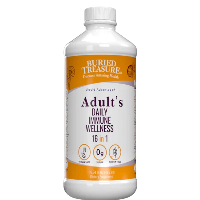 Buried Treasure Adult's Daily Immune Wellness (Prevention ACF), 16,54 фл. унции (496 мл) (45684)