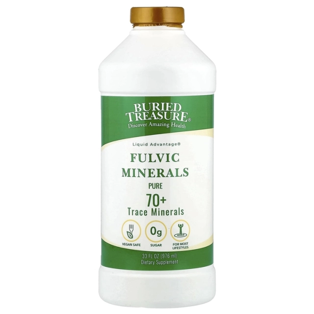 Buried Treasure Liquid Nutrients, чистые коллоидные минералы, 946 мл (32 жидких унции) (34561)