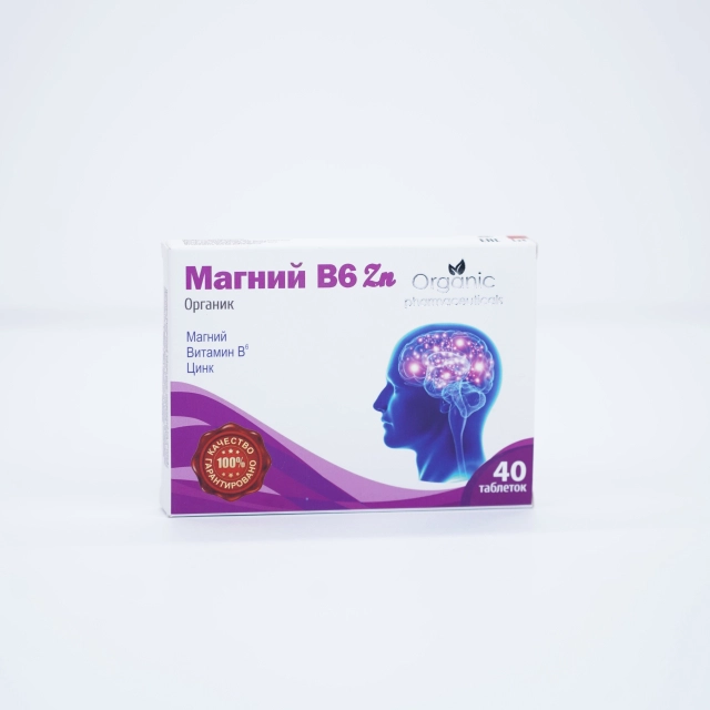 Магний B6 Органик 40 таблеток