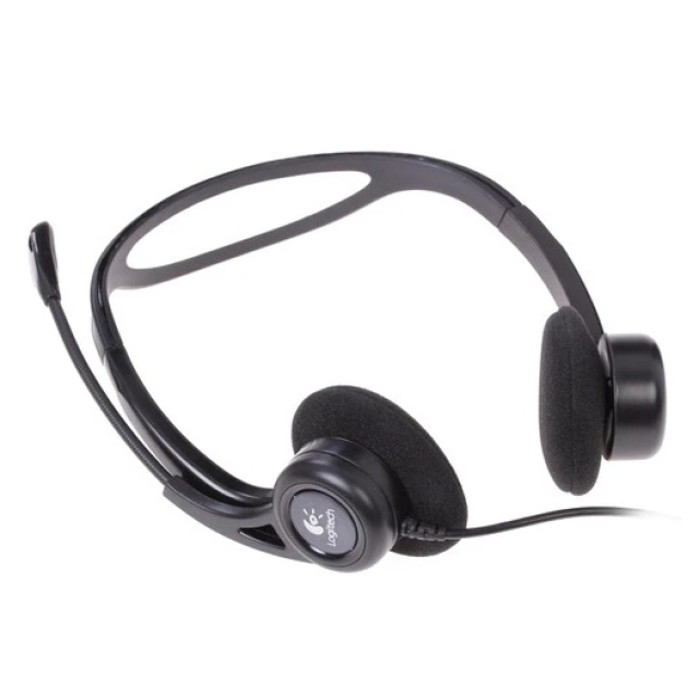 Logitech PC 960 Qora simli quloqchini