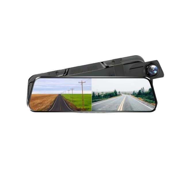 Videoregistrator ikkita kanalli 4K+1080p AUTEK M1, 10dyum ekran, Wi-Fi modul +64GB fleshka