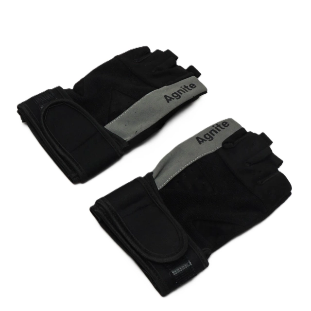 Спортивные перчатки M-size GREY Agnite Deli ER351