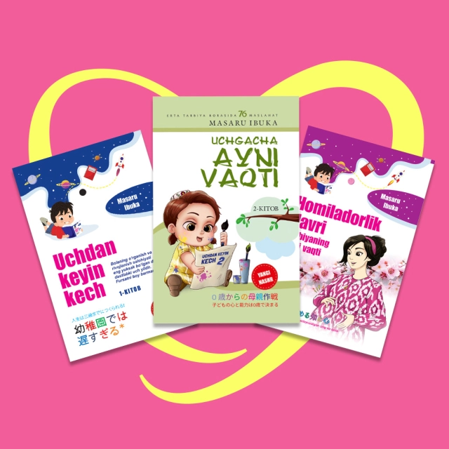 Onalar uchun 3 muhim kitob to'plami