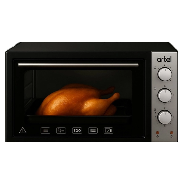 Artel MD-4218 E Inox-black (Ekonom, chiroq bilan) mini-pechi