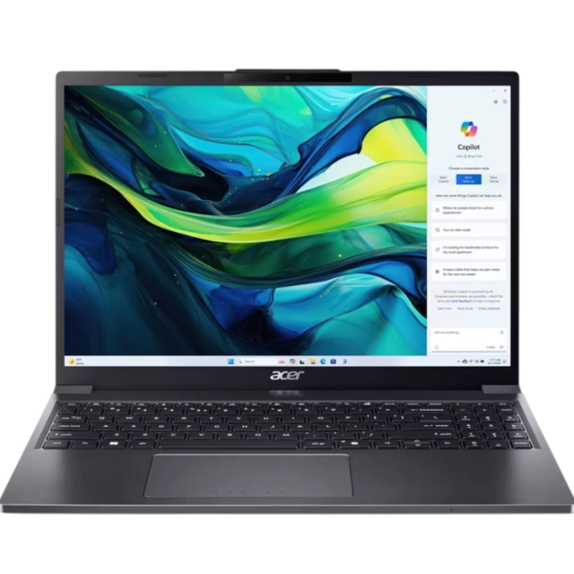 Noutbuk ACER ASPIRE GO 15 AG15-51P-510U I5-1334U 8GB 256GB 15,3 WUXGA IPS W11, STEEL GRAY(ACER00283)