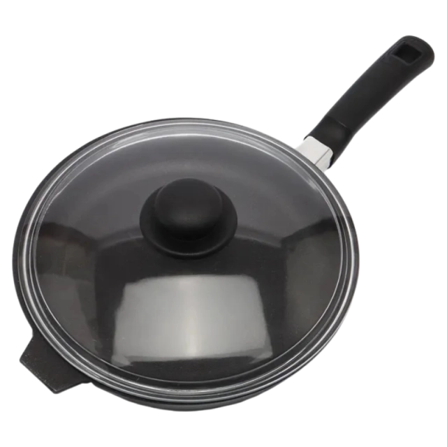 Shisha qopqoqli va bakelit dastali 280x60 o&lsquo;lchamli b8062 raqamli Kama cho&lsquo;yan tovasi