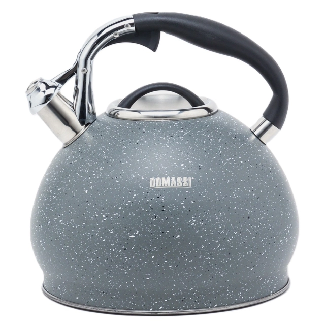 DOMASSI DMK-7608 5.0 l, hushtakli choynak, zanglamaydigan po&lsquo;latdan , Black