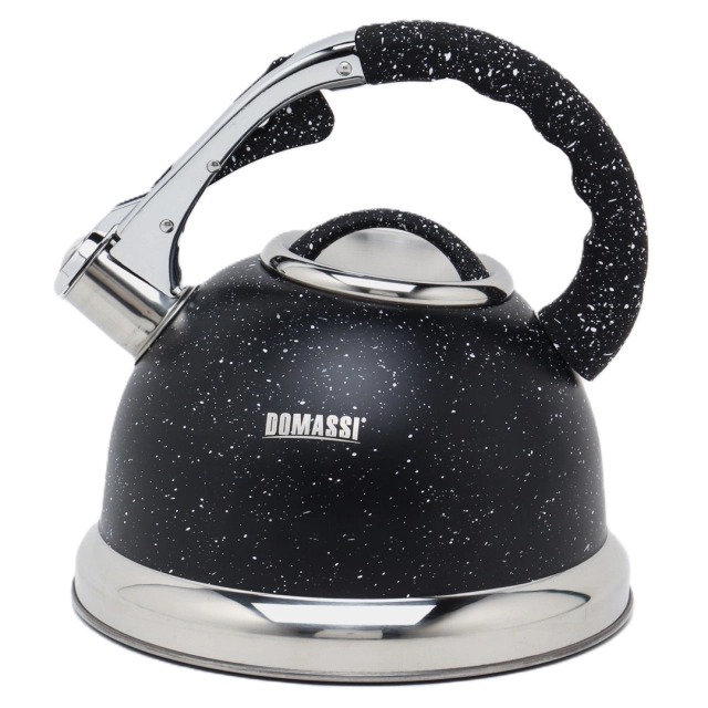 DOMASSI DMK-7601 3.5 l, hushtakli choynak, zanglamaydigan po&lsquo;latdan , Black