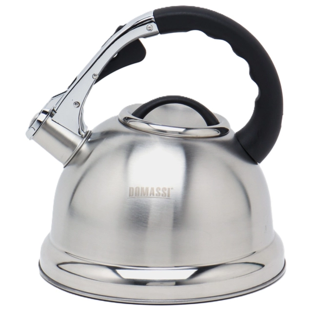 DOMASSI DMK-7600 3.5 l, hushtakli choynak, zanglamaydigan po&lsquo;latdan , Silver