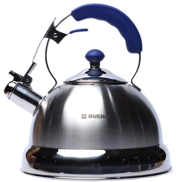 BUENO BNK-1231 3 l, hushtakli choynak, zanglamaydigan po&lsquo;latdan , Silver