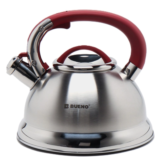 BUENO BNK-1230 3 l, hushtakli choynak, zanglamaydigan po&lsquo;latdan , Silver