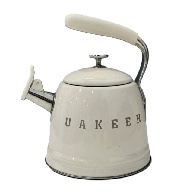 UAKEEN VK-119 3.5 l, hushtakli choynak, zanglamaydigan po&lsquo;latdan , Beige