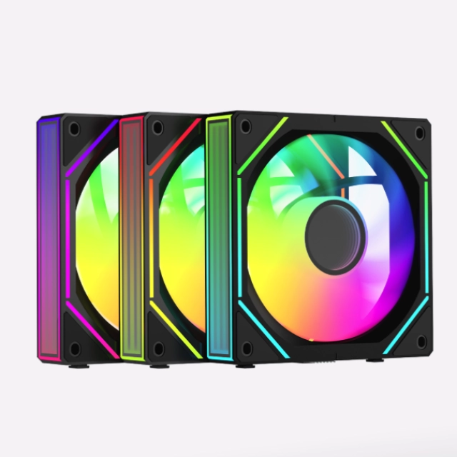 Корпусной вентилятор Ocypus Gamma F12 UNI ARGB REVERSE BLADE 3‑IN‑1 BK
