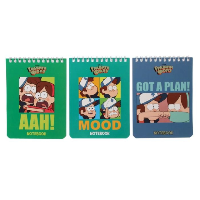 Блокнот 40л А6 Гравити Фолз (40Б6В1гр)