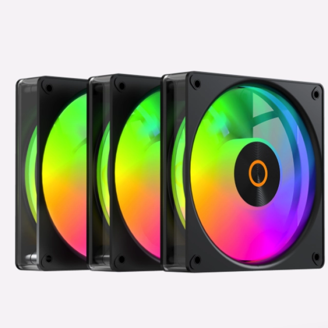 Корпусной вентилятор Ocypus Gamma F12 Elite ARGB REVERSE BLADE 3-IN-1 BK