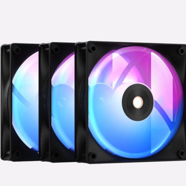Korpusli ventilyator Ocypus Delta F12 ARGB 3-IN-1 BK