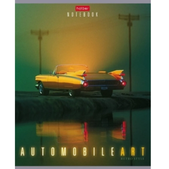 Тетрадь общая Hatber "AutoART", А5, 96 листов, клетка  96Т5лВ1