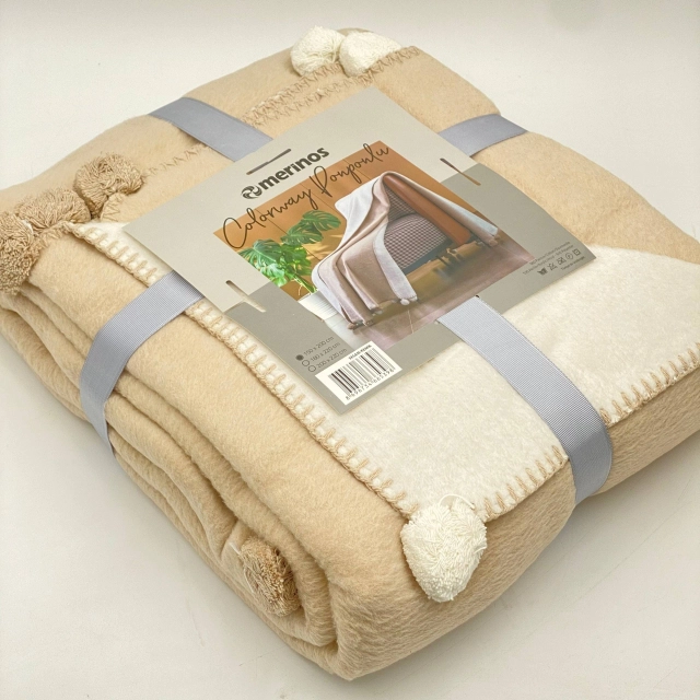 Турецкий плед-покрывало "Merinos" (150x200 см)