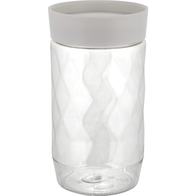 Банка для сыпучих продуктов Plast Team STOCKHOLM, 1л серый шторм