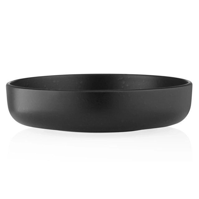 Набор суповых тарелок ARDESTO Trento, 21,5 см, черные, керамика (6 шт) (AR2921TB_6)