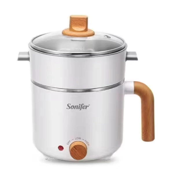 Многофункциональная электрическая мини-пароварка Sonifer SF-1506, 1.2 л