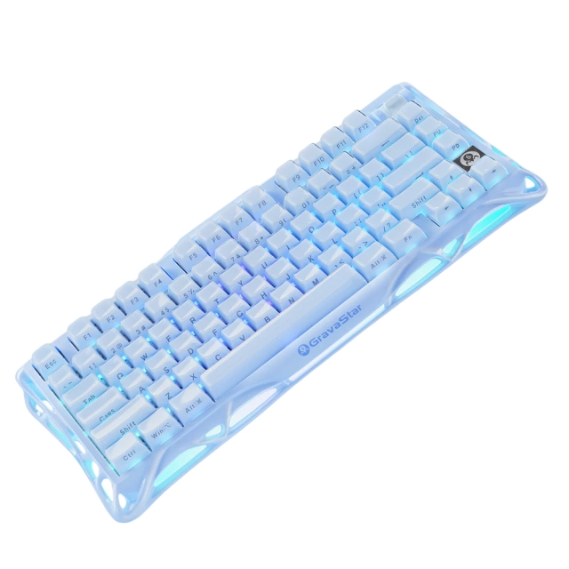 GravaStar Mercury K1 Special Edition o&lsquo;yin klaviaturasi (GS K1_BLU) , Ice Blue