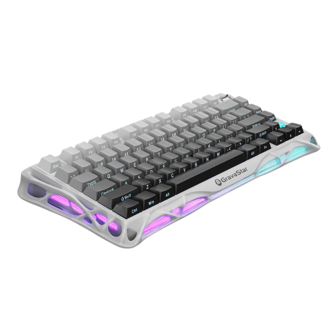 GravaStar Mercury K1 o&lsquo;yin klaviaturasi (GS K1_GWHT) , Gradient White