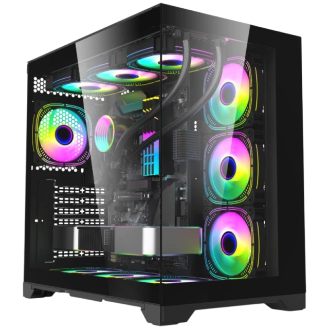 Игровой корпус Case Game Bardo BD-420 Black Akvarium