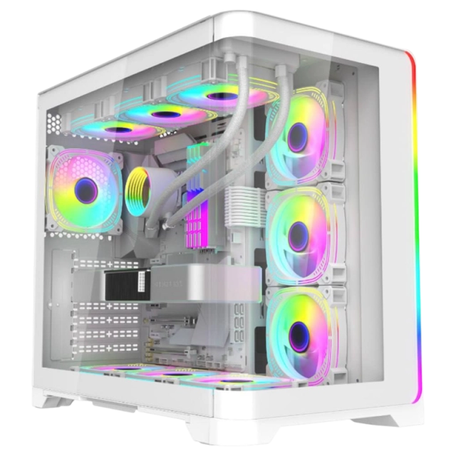 Игровой корпус Case Game Bardo BD-420FW White 4 x Coller