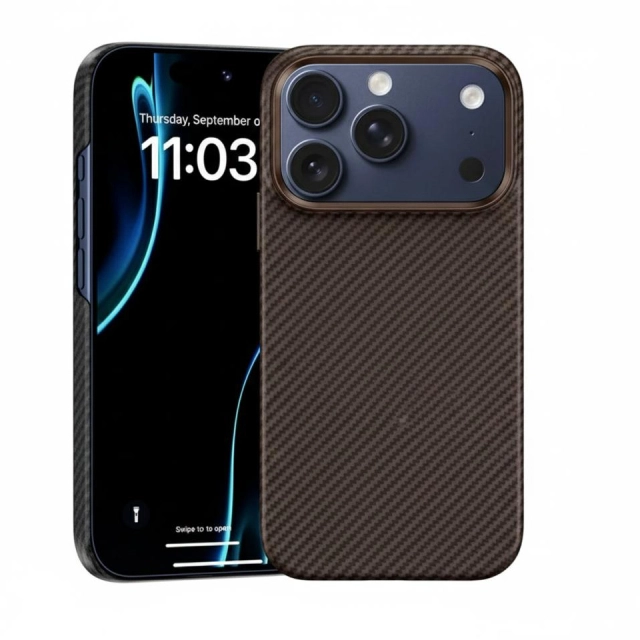 BENKS  Armortint  iPhone 17 Pro uchun  g&lsquo;ilofi, Brown