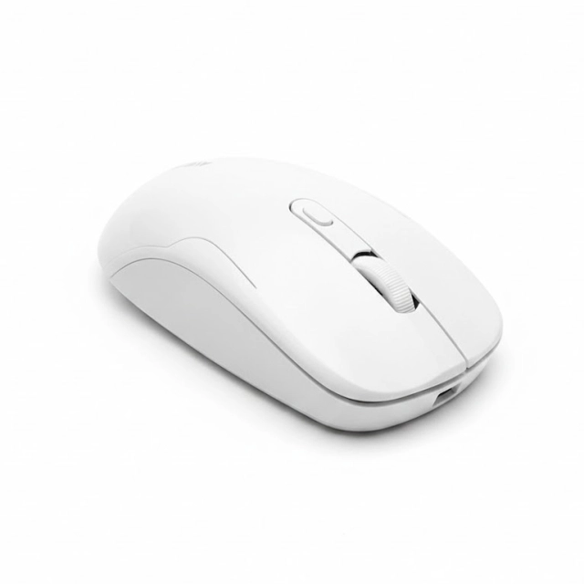 Metoo E3 Ultra, simsiz sichqonchasi, White