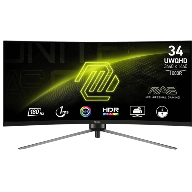 Монитор MSI MAG 345CQR 34-inch Gaming Monitor , Black