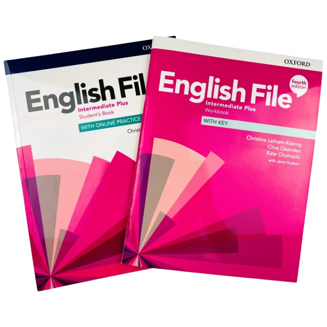 English File: 4th Edition Intermediate Plus. Student's Book with Online Practice + Workbook with key