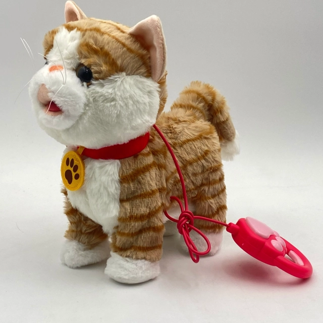 Intreaktiv musiqali yumshoq o'yinchoq - Mushukcha, Brown