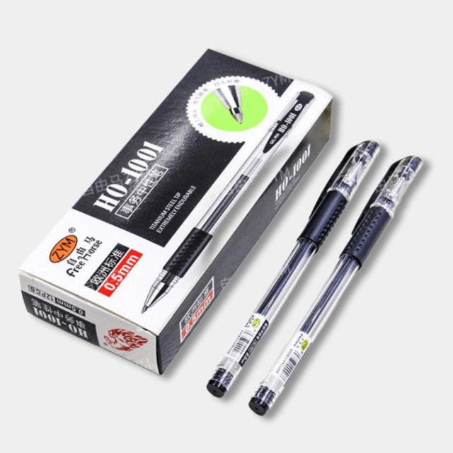 Ручка гелевая Zhi Xin G-518 (черный, 1 шт.)