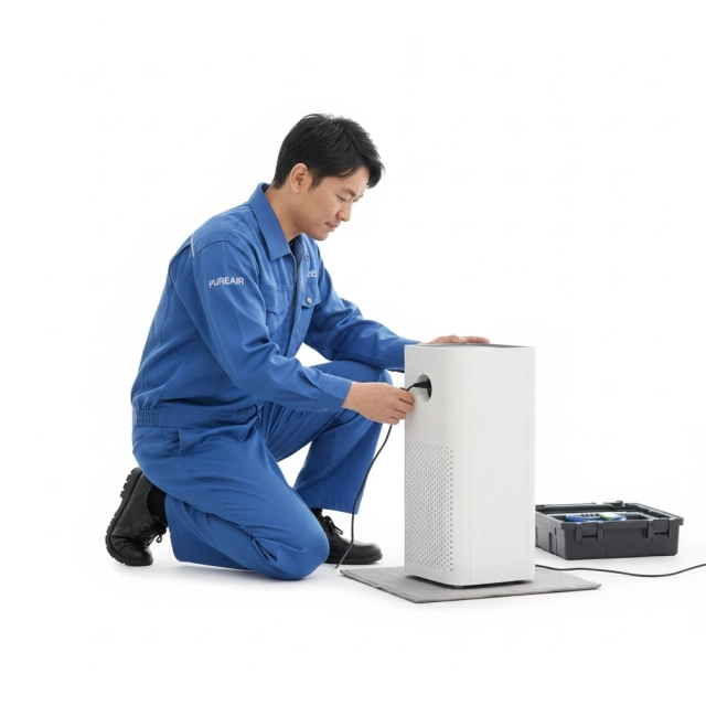 Услуга подключения и настройки воздухоочистителя