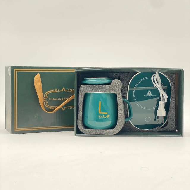 Lucky issiqni saqlaydigan keramika chashka, Green 1